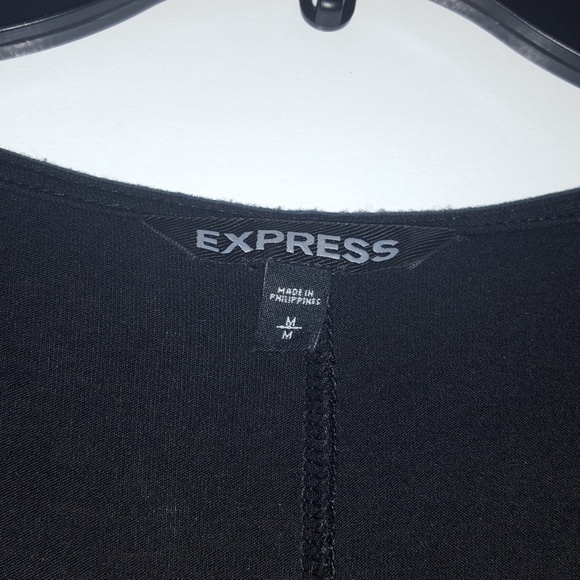 💖💋EXPRESS BLACK FRONT LACE dress,new! - Picture 4 of 5